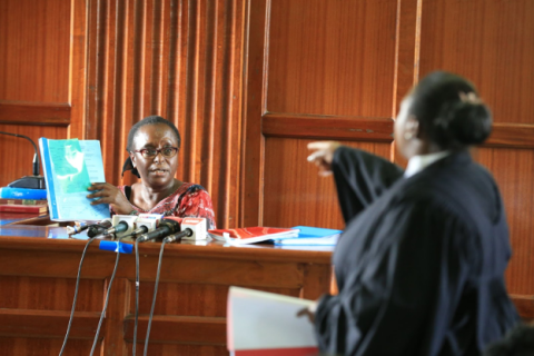 Court process in action